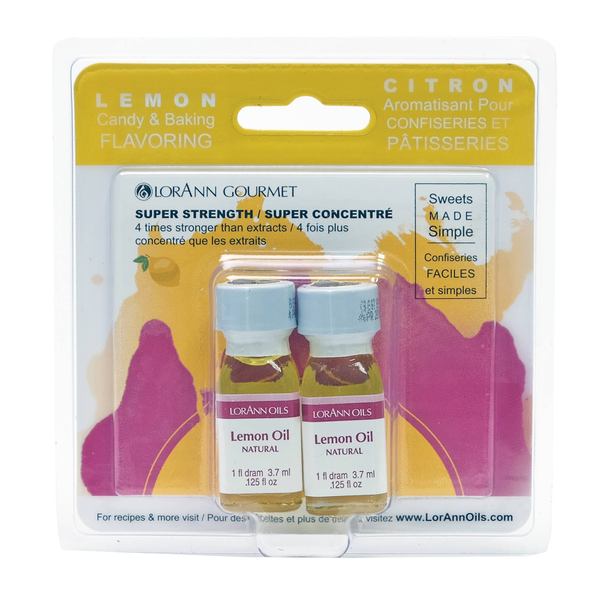 LorAnn Oils Natural Lemon Oil, 2ct.